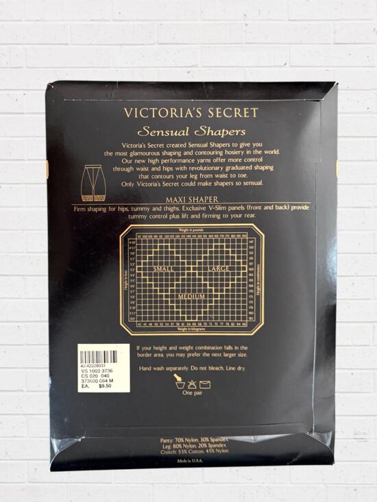 Victorias Secret Sensual Shapers Maxi Shaper Classic Navy Medium Vintage NWT 90s - Picture 2 of 2